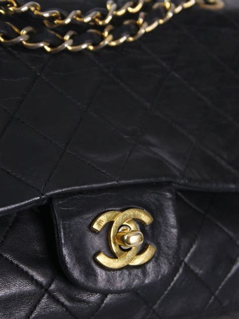 chanel bag 1989 to 1991|black vintage chanel bag.